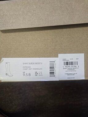 Coach Shay Suede Boot II - Expresso US Women's Size: 9.5 B